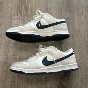 Mens Nike Dunk Low Used Size 13 grey/blue.